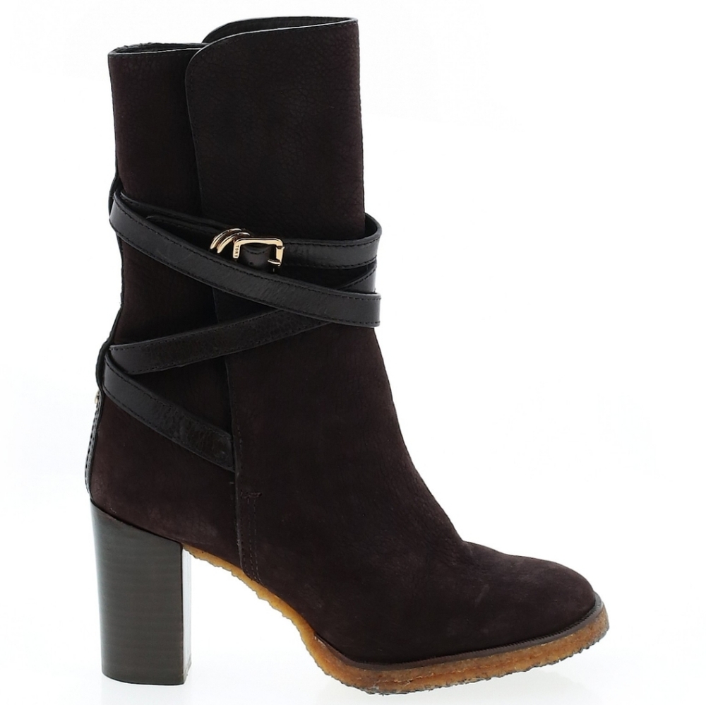 Tory Burch Jamie Leather Suede Boots - Picture 4 of 10